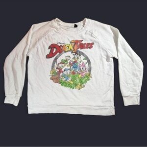 Disney DuckTales White Sweatshirt women’s size large